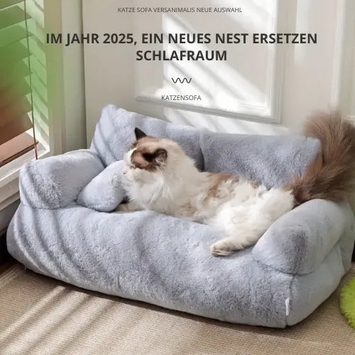 Kuscheliges Plüsch-Sofa für Hunde & Katzen – Komfort & Stil für Ihr Haustier!