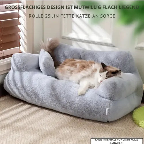 Kuscheliges Plüsch-Sofa für Hunde & Katzen – Komfort & Stil für Ihr Haustier!